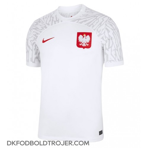 Billige Polen Hjemmebane Fodboldtrøjer VM 2022 Kortærmet